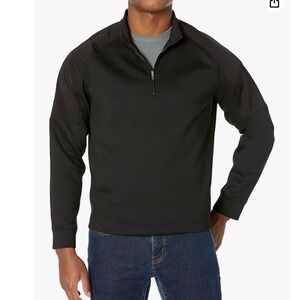 Theory Bray HZ Connect jersey quartet zip pullover Size XL‎ black